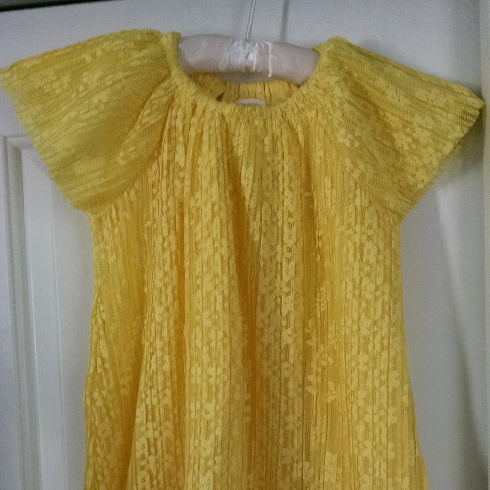 Gymboree Yellow Lace dress NWT